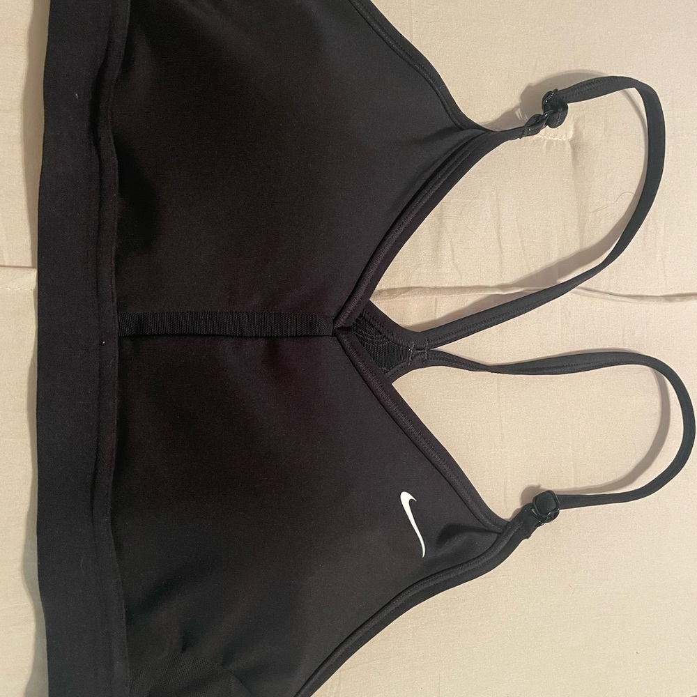 Nike Dri-FIT Black Mesh Sports Bra